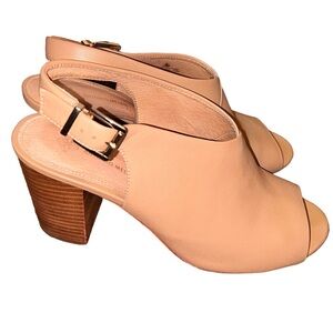 ANTONIO MELANI Tan Heeled Sandals Sz 10